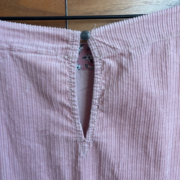 Maeve By Anthropologie pink flounced corduroy dress, Size 14 - Picture 12 of 13